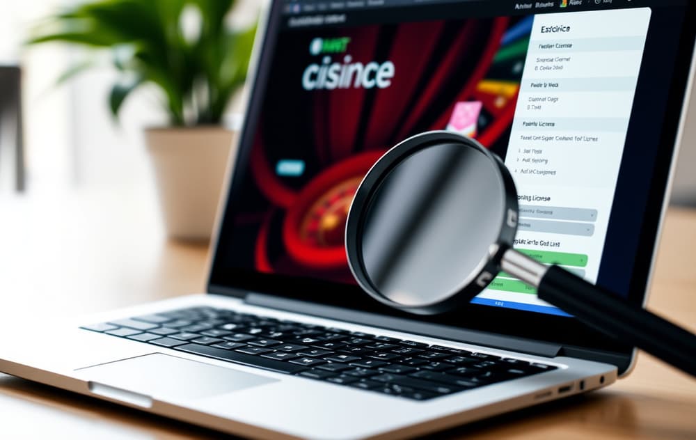 Nærbilde av hånd som holder bankkort over tastatur under testing av nytt casino